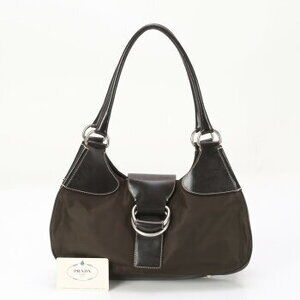 Prada Tessuto leather tote bag shoulder ERE